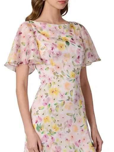 Shoshanna Women's Chauncey Floral Chiffon Maxi Dress - Multi | Thumbnail 4 Shoshanna Women's Chauncey Floral Chiffon Maxi Dress - Multi | Thumbnail 4