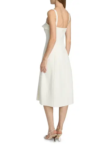 Proenza Schouler Women's Blanca Compact Ruffle Dress - Off White - Size Large | Thumbnail 5 Proenza Schouler Women's Blanca Compact Ruffle Dress - Off White - Size Large | Thumbnail 5