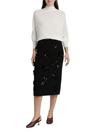 Proenza Schouler Women's Luiza Sunburst Ribbed Sweater | Thumbnail 2 Proenza Schouler Women's Luiza Sunburst Ribbed Sweater | Thumbnail 2