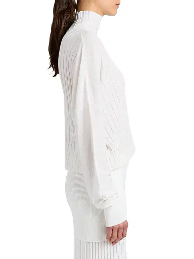 Proenza Schouler Women's Luiza Sunburst Ribbed Sweater | Thumbnail 3 Proenza Schouler Women's Luiza Sunburst Ribbed Sweater | Thumbnail 3