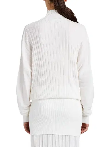 Proenza Schouler Women's Luiza Sunburst Ribbed Sweater | Thumbnail 4 Proenza Schouler Women's Luiza Sunburst Ribbed Sweater | Thumbnail 4