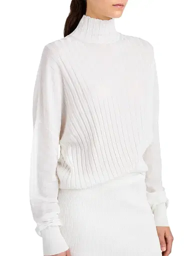 Proenza Schouler Women's Luiza Sunburst Ribbed Sweater | Thumbnail 5 Proenza Schouler Women's Luiza Sunburst Ribbed Sweater | Thumbnail 5