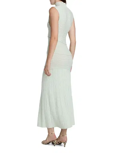Proenza Schouler Women's Federica Micro Pleat Midi-Dress | Thumbnail 5 Proenza Schouler Women's Federica Micro Pleat Midi-Dress | Thumbnail 5