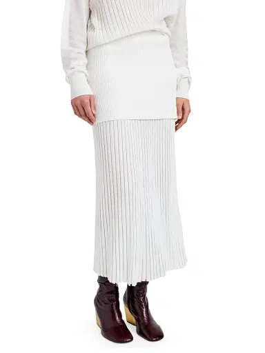 Proenza Schouler Women's Luiza Sunburst Rib Midi-Skirt | Thumbnail 5 Proenza Schouler Women's Luiza Sunburst Rib Midi-Skirt | Thumbnail 5