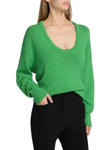 Proenza Schouler Women's Niccola Cotton Sweater | Thumbnail 3 Proenza Schouler Women's Niccola Cotton Sweater | Thumbnail 3