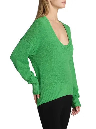 Proenza Schouler Women's Niccola Cotton Sweater | Thumbnail 4 Proenza Schouler Women's Niccola Cotton Sweater | Thumbnail 4