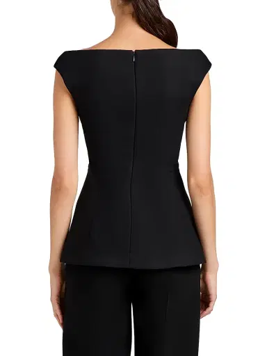 Proenza Schouler Women's Mariam Wool Scuba Top - Black - Size 12 | Thumbnail 5 Proenza Schouler Women's Mariam Wool Scuba Top - Black - Size 12 | Thumbnail 5