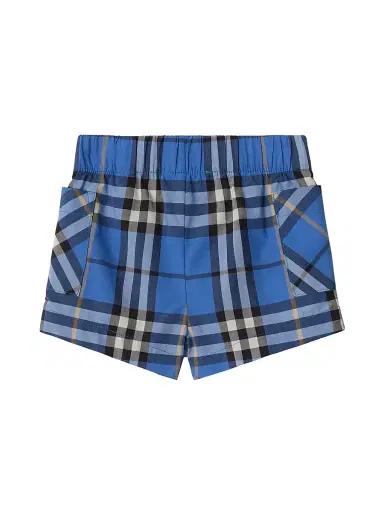 Burberry Baby Boy's Check Short-Sleeve Shirt & Short Sets - Hyacinth Blue - Size 12 Months | Thumbnail 5 Burberry Baby Boy's Check Short-Sleeve Shirt & Short Sets - Hyacinth Blue - Size 12 Months | Thumbnail 5