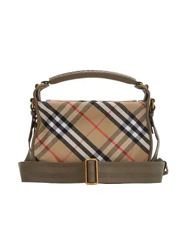Burberry Women's B Clip Small Check Messenger Bag | Thumbnail 5 Burberry Women's B Clip Small Check Messenger Bag | Thumbnail 5