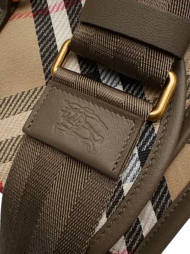 Burberry Women's B Clip Small Check Messenger Bag | Thumbnail 6 Burberry Women's B Clip Small Check Messenger Bag | Thumbnail 6