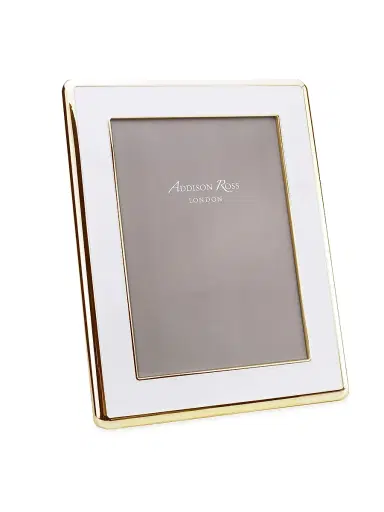 Addison Ross Curved Enamel Frame - White 4 x 6 | Thumbnail 1 Addison Ross Curved Enamel Frame - White 4 x 6 | Thumbnail 1
