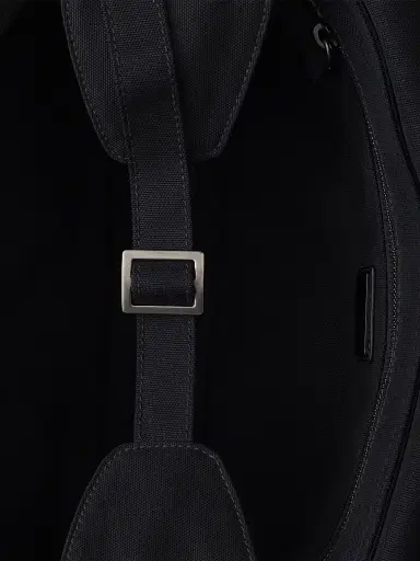 Prada Men's Canvas Shoulder Bag - Black | Thumbnail 7 Prada Men's Canvas Shoulder Bag - Black | Thumbnail 7