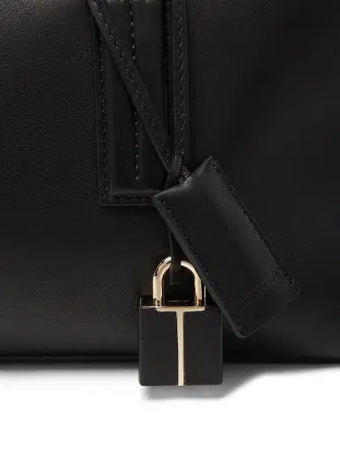 Tom Ford Women's Eclipse Large Leather Shoulder Bag - Black | Thumbnail 4 Tom Ford Women's Eclipse Large Leather Shoulder Bag - Black | Thumbnail 4