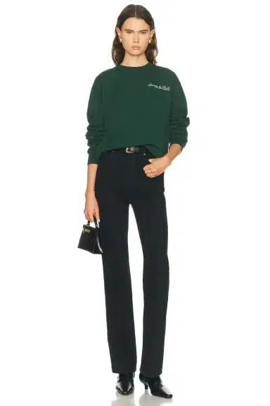 Sporty & Rich Syracuse Crewneck Sweatshirt | Thumbnail 5 Sporty & Rich Syracuse Crewneck Sweatshirt | Thumbnail 5