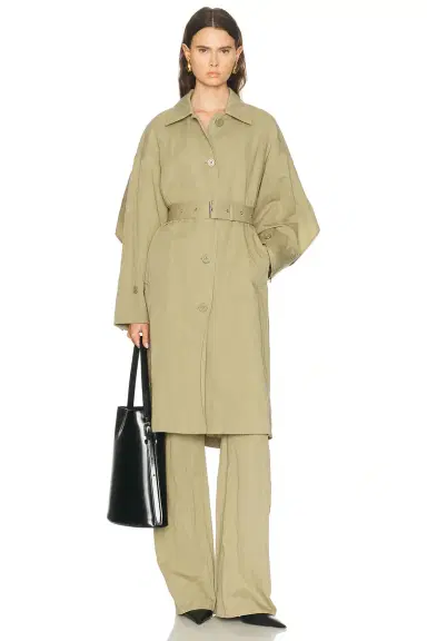 Helmut Lang Cape Trench Coat | Thumbnail 1 Helmut Lang Cape Trench Coat | Thumbnail 1