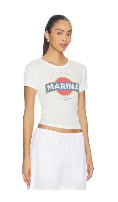The Laundry Room Mediterranean Marina Baby Tee | Thumbnail 2 The Laundry Room Mediterranean Marina Baby Tee | Thumbnail 2