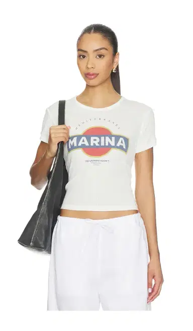 The Laundry Room Mediterranean Marina Baby Tee | Thumbnail 1 The Laundry Room Mediterranean Marina Baby Tee | Thumbnail 1