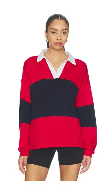 Splits59 Katie Fleece Rugby Pullover | Thumbnail 1 Splits59 Katie Fleece Rugby Pullover | Thumbnail 1