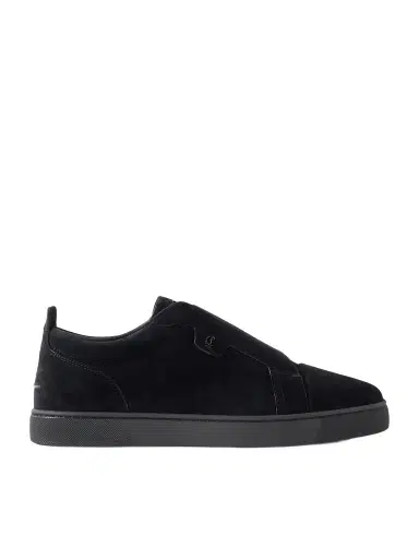 Christian Louboutin St Louis Suede Slip-On Sneakers - Men | Thumbnail 1 Christian Louboutin St Louis Suede Slip-On Sneakers - Men | Thumbnail 1