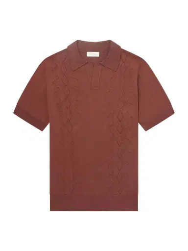 PIACENZA 1733 Silk and Cotton-Blend Polo Shirt - Men | Thumbnail 1 PIACENZA 1733 Silk and Cotton-Blend Polo Shirt - Men | Thumbnail 1