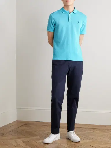 Polo Ralph Lauren Cotton-Blend Jersey Polo Shirt - Men | Thumbnail 2 Polo Ralph Lauren Cotton-Blend Jersey Polo Shirt - Men | Thumbnail 2