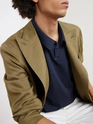 James Perse Luxe Lotus Cotton-Jersey Polo Shirt - Men | Thumbnail 5 James Perse Luxe Lotus Cotton-Jersey Polo Shirt - Men | Thumbnail 5