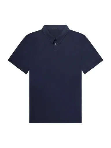 James Perse Luxe Lotus Cotton-Jersey Polo Shirt - Men | Thumbnail 1 James Perse Luxe Lotus Cotton-Jersey Polo Shirt - Men | Thumbnail 1