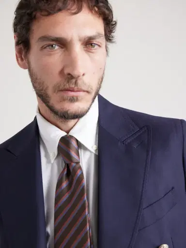 Charvet 8.5cm Striped Silk-Jacquard Tie - Men | Thumbnail 3 Charvet 8.5cm Striped Silk-Jacquard Tie - Men | Thumbnail 3