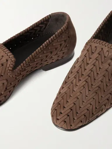 Manolo Blahnik Mario Woven Suede Loafers - Men | Thumbnail 5 Manolo Blahnik Mario Woven Suede Loafers - Men | Thumbnail 5