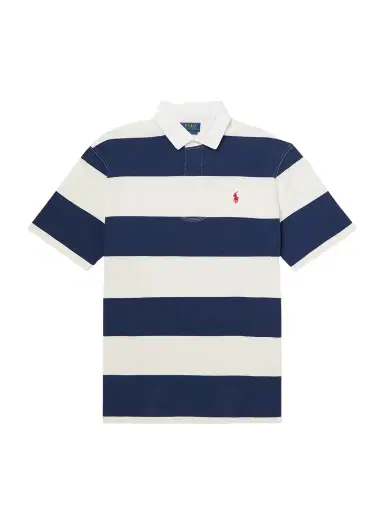 Polo Ralph Lauren Striped Cotton-Jersey Polo Shirt - Men | Thumbnail 1 Polo Ralph Lauren Striped Cotton-Jersey Polo Shirt - Men | Thumbnail 1