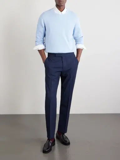Polo Ralph Lauren Chester Straight-Leg Stretch-Canvas Suit Trousers - Men | Thumbnail 2 Polo Ralph Lauren Chester Straight-Leg Stretch-Canvas Suit Trousers - Men | Thumbnail 2