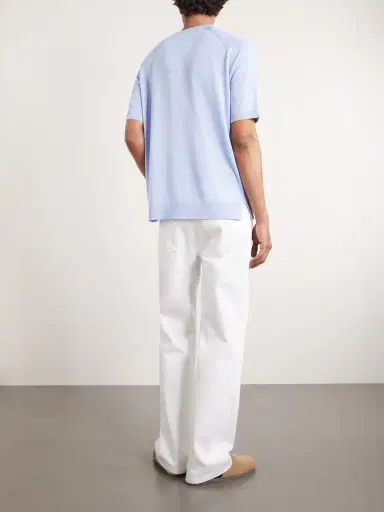 PIACENZA 1733 Silk and Linen-Blend T-Shirt - Men | Thumbnail 4 PIACENZA 1733 Silk and Linen-Blend T-Shirt - Men | Thumbnail 4