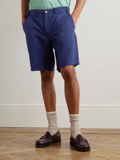 Polo Ralph Lauren Straight-Leg Cotton and Linen-Blend Shorts - Men | Thumbnail 3 Polo Ralph Lauren Straight-Leg Cotton and Linen-Blend Shorts - Men | Thumbnail 3