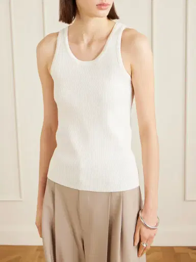 FFORME Camilla Ribbed Cotton Tank Top | Thumbnail 3 FFORME Camilla Ribbed Cotton Tank Top | Thumbnail 3