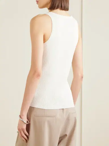 FFORME Camilla Ribbed Cotton Tank Top | Thumbnail 4 FFORME Camilla Ribbed Cotton Tank Top | Thumbnail 4