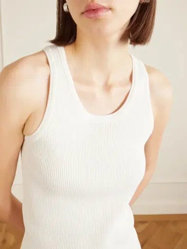 FFORME Camilla Ribbed Cotton Tank Top | Thumbnail 5 FFORME Camilla Ribbed Cotton Tank Top | Thumbnail 5