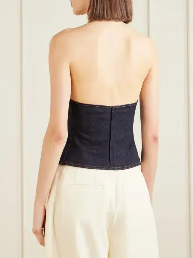 Jacquemus Lavoir Denim Halterneck Top | Thumbnail 3 Jacquemus Lavoir Denim Halterneck Top | Thumbnail 3