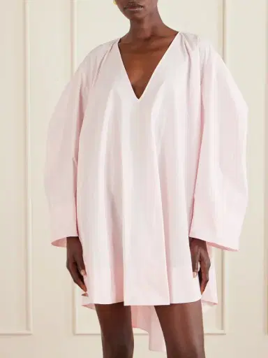 Jacquemus Paysan Oversized Cotton-blend Mini Dress | Thumbnail 3 Jacquemus Paysan Oversized Cotton-blend Mini Dress | Thumbnail 3