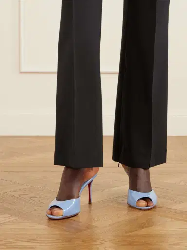 Christian Louboutin Me Dolly 85 Patent-leather Mules | Thumbnail 2 Christian Louboutin Me Dolly 85 Patent-leather Mules | Thumbnail 2