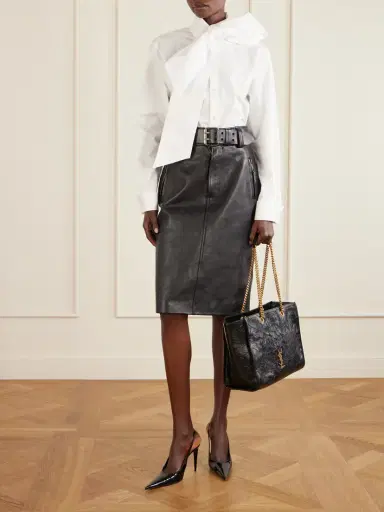 Saint Laurent Niki Small Crinkled-leather Tote | Thumbnail 3 Saint Laurent Niki Small Crinkled-leather Tote | Thumbnail 3