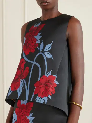La DoubleJ La Scala Floral-jacquard Top | Thumbnail 3 La DoubleJ La Scala Floral-jacquard Top | Thumbnail 3