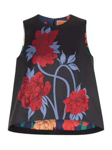 La DoubleJ La Scala Floral-jacquard Top | Thumbnail 1 La DoubleJ La Scala Floral-jacquard Top | Thumbnail 1