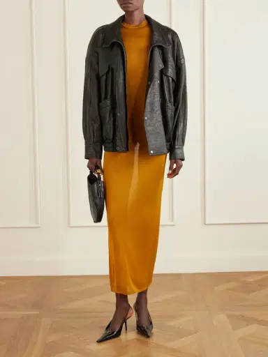 Saint Laurent Knitted Maxi Dress | Thumbnail 2 Saint Laurent Knitted Maxi Dress | Thumbnail 2