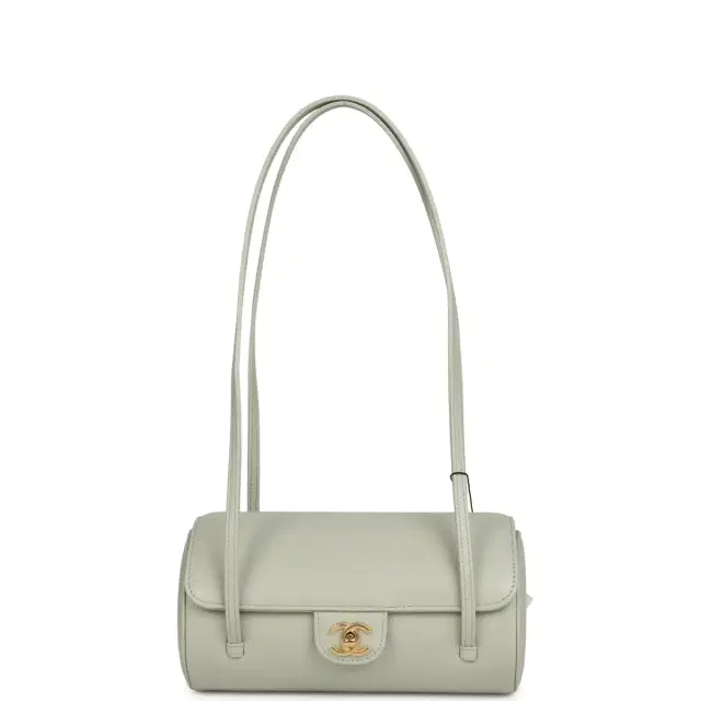 Chanel Preppy Coco Bowling Bag Light Green Shiny Caviar Brushed Gold Hardware Chanel Preppy Coco Bowling Bag Light Green Shiny Caviar Brushed Gold Hardware