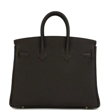 HERMÈS Hermes Birkin 25 Bai-Brun Togo Gold Hardware | Thumbnail 4 HERMÈS Hermes Birkin 25 Bai-Brun Togo Gold Hardware | Thumbnail 4