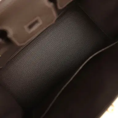 HERMÈS Hermes Birkin 25 Bai-Brun Togo Gold Hardware | Thumbnail 8 HERMÈS Hermes Birkin 25 Bai-Brun Togo Gold Hardware | Thumbnail 8