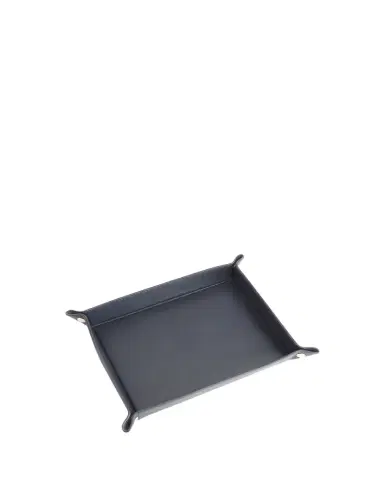 Royce New York Monogrammed Large Catchall Leather Valet Tray, Personalized | Thumbnail 1 Royce New York Monogrammed Large Catchall Leather Valet Tray, Personalized | Thumbnail 1