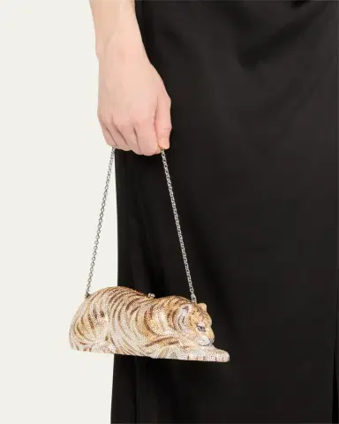 Judith Leiber Couture Wildcat Golden Cub Crystal Clutch Bag | Thumbnail 8 Judith Leiber Couture Wildcat Golden Cub Crystal Clutch Bag | Thumbnail 8