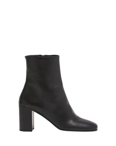 Prada Leather Block-Heel Ankle Boots | Thumbnail 1 Prada Leather Block-Heel Ankle Boots | Thumbnail 1