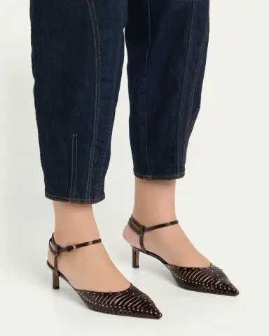 Ulla Johnson Francine Caged Leather Ankle-Strap Pumps | Thumbnail 2 Ulla Johnson Francine Caged Leather Ankle-Strap Pumps | Thumbnail 2